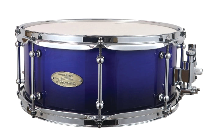 Canopus Session Superior 6.5x14 Snare Drum in Navy Fade Lacquer